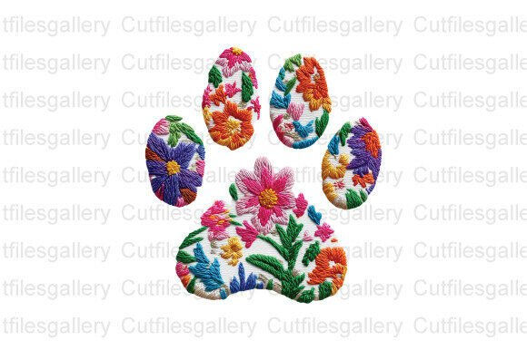 Floral Dog Paw PNG: A Holiday Design Review