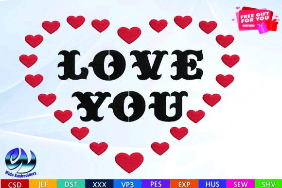 Love You Embroidery Design: A Business Merch Review